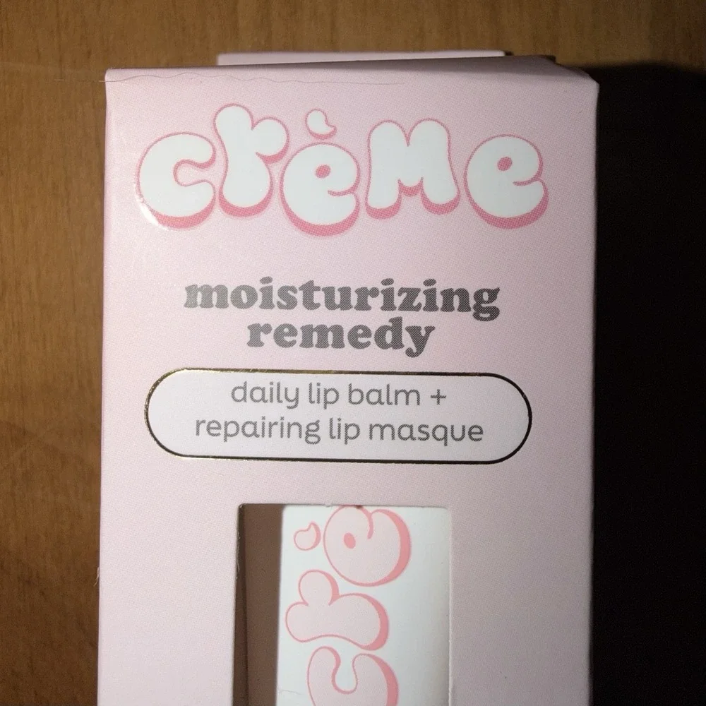 NEW The Creme Shop Moisturizing‎ Remedy Lip Balm Lip Mask Set Strawberry